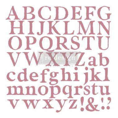 Timbro decorativo "Alpha lettere" VP.647933