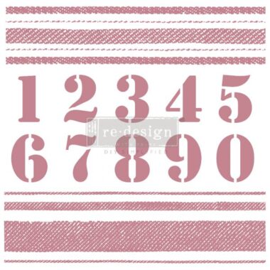 Timbro Decorativo "Stripes-Number" VP.649210