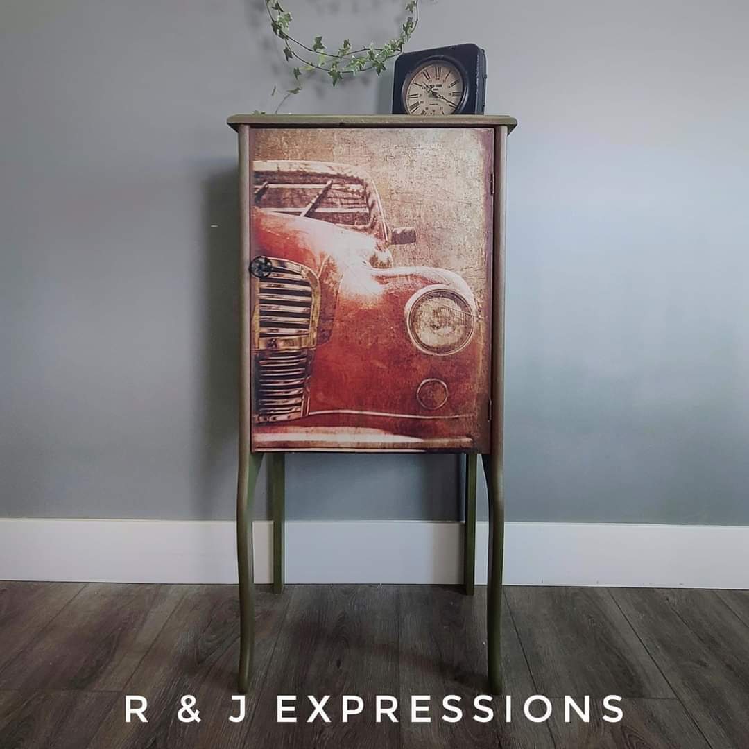 Decoupage Paper "Vintage Red Car" VP.VINT - immagine 4