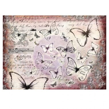 Decoupage Tissue Paper "Flutter" art 967185 6 fogli da cm 70x50