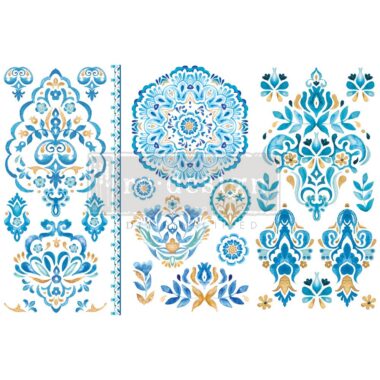 Decor Transfer "Artisinal Tile" art 655952 3 fogli da cm 15x30
