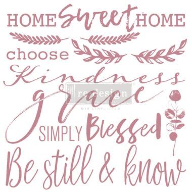 Timbro Decorativo "Inspired Words" VP.652654 16 Pz