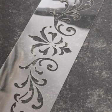 Stencil Flower VP.700220 33x9 cm