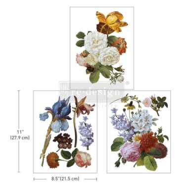 Transfer Middy Re-design Blossomed Beauty VP.659325   3 fogli 21,60x28 cm