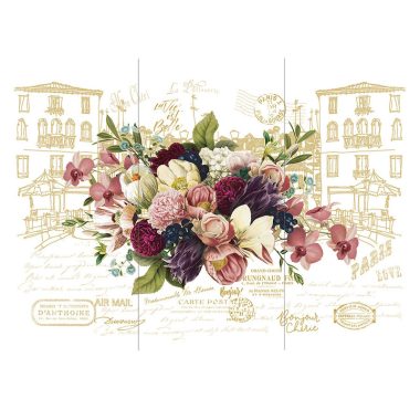 Transfer Hokus Pokus La Vie EstBelleGold VP.862527 3 fogli da 58x29,5 cm