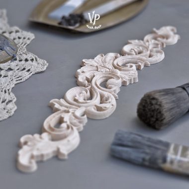 Fregio in puro legno Wooden Ornament 40x8 cm