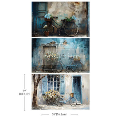 Decoupage Tissue Re-Design Paper Pack Bike VP.670955 3 fogli da 48x72 cm